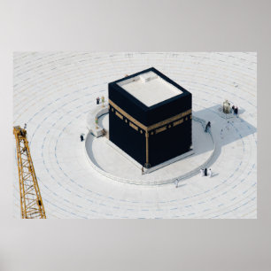 kaaba beauty of Mecca Saudi Arabia Poster