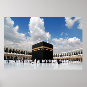 Kaaba in Masjid Al Haram in Mecca Saudi Arabia Poster