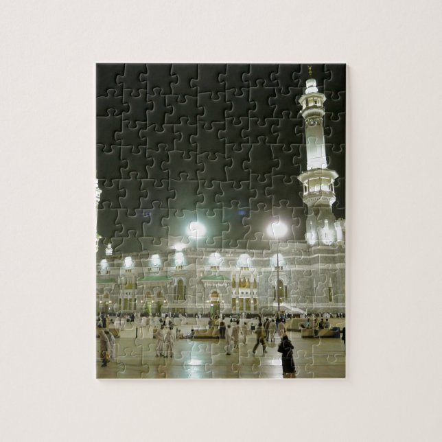 Kaaba Kaba Mekka Mecca Islam Allah Moslem Muslim Jigsaw Puzzle (Vertical)