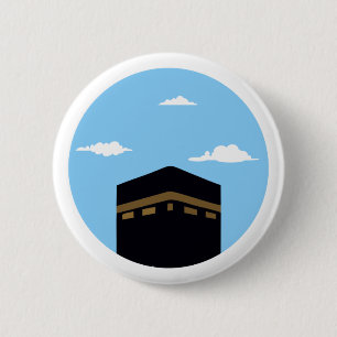 Kaaba Masjid al-Haram - Day 6 Cm Round Badge