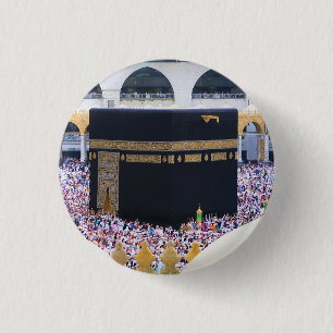 Kaaba Mecca Arafa Pilgrimage Hajj Saudi Arabia 3 Cm Round Badge