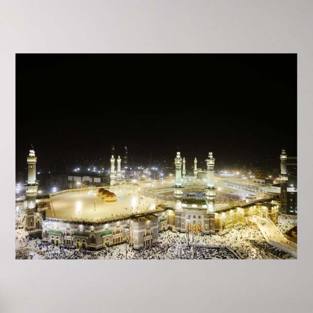 Kaaba Mecca Islamic Holy Place Value Mat Poster (Front)