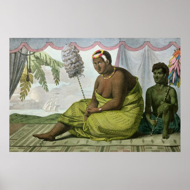 Ka'ahumanu, Queen of the Sandwich Islands Poster (Front)