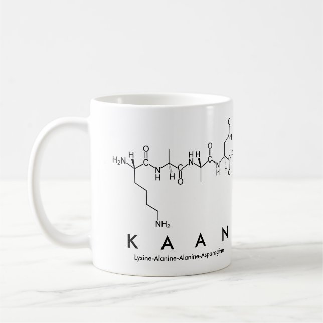 Kaan peptide name mug (Left)