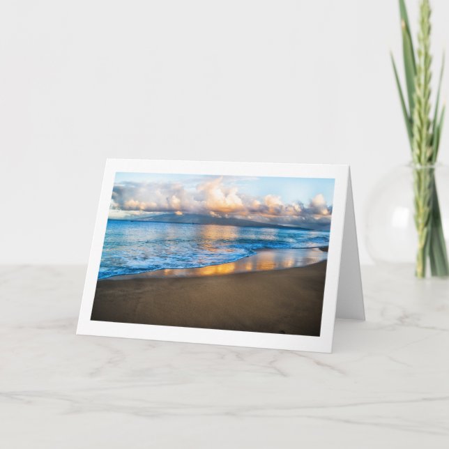 Kaanapali Beach Greeting Card (Front)