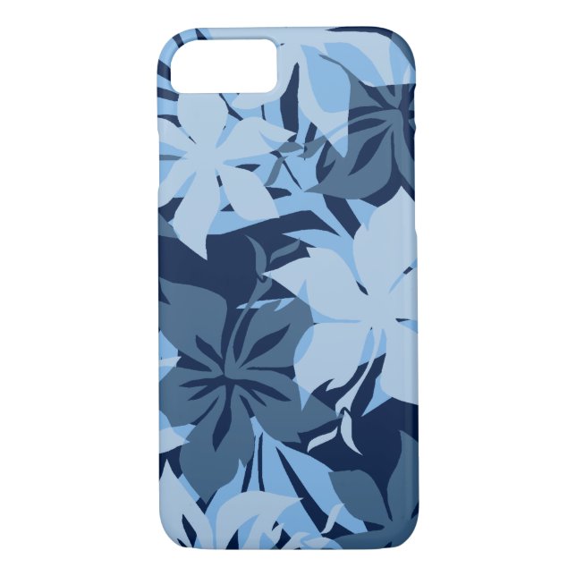 Kaanapali Camo Hawaiian Hibiscus Case-Mate iPhone Case (Back)