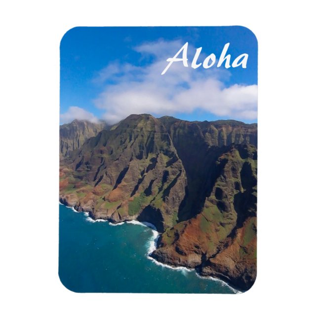Ka'anapali Coast Kauai Hawaii Magnet (Vertical)