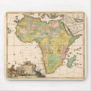 Kaart van Afrika (ca. 1690) by Carel Allard. Mouse Mat