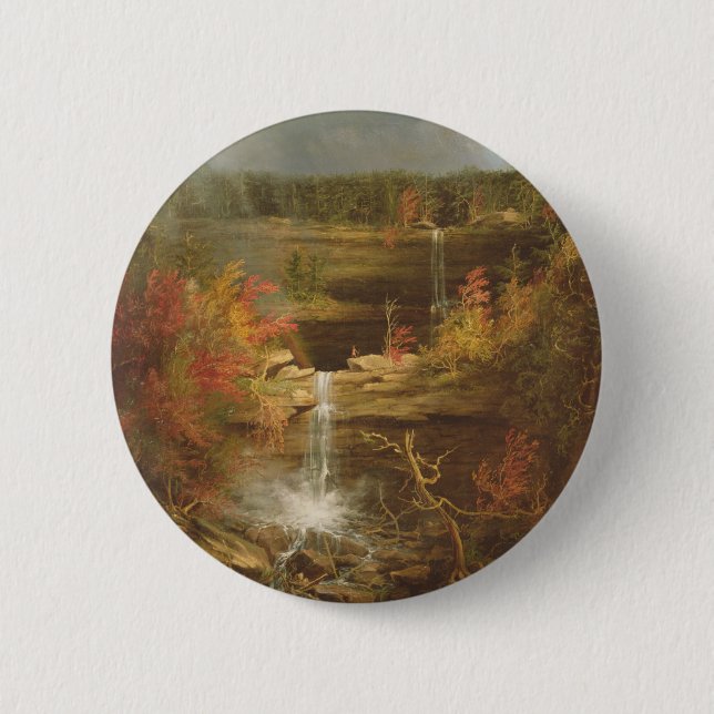 Kaaterskill Falls 6 Cm Round Badge (Front)