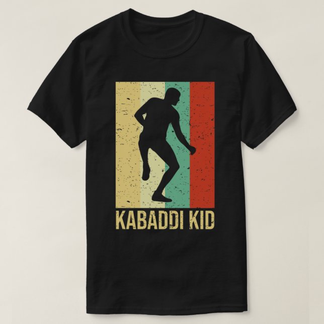 Kabaddi or Kabadi Player Indian Sports   T-Shirt (Design Front)