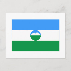 Kabardino-Balkar Republic Flag Postcard