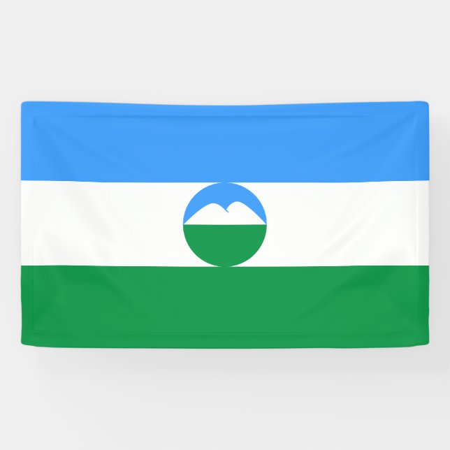 Kabardino Balkaria Flag Banner (Horizontal)