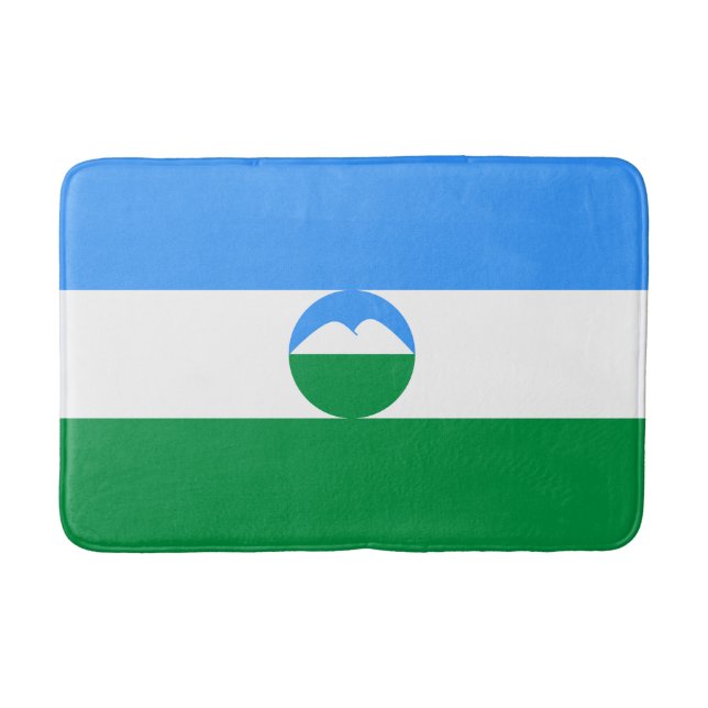 Kabardino Balkaria Flag Bath Mat (Front)