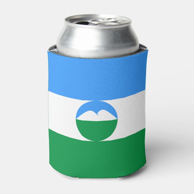Kabardino Balkaria Flag Can Cooler (Can Front)