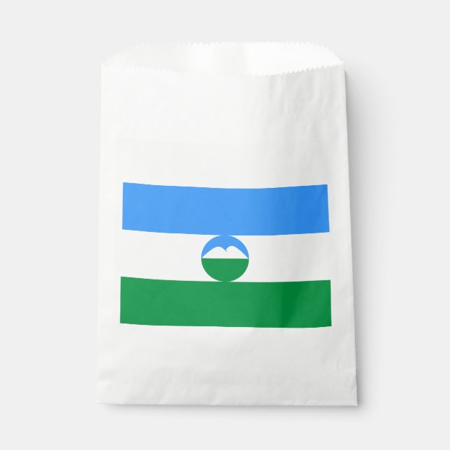 Kabardino Balkaria Flag Favour Bags (Front)