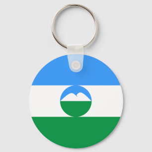 Kabardino Balkaria Flag Key Ring
