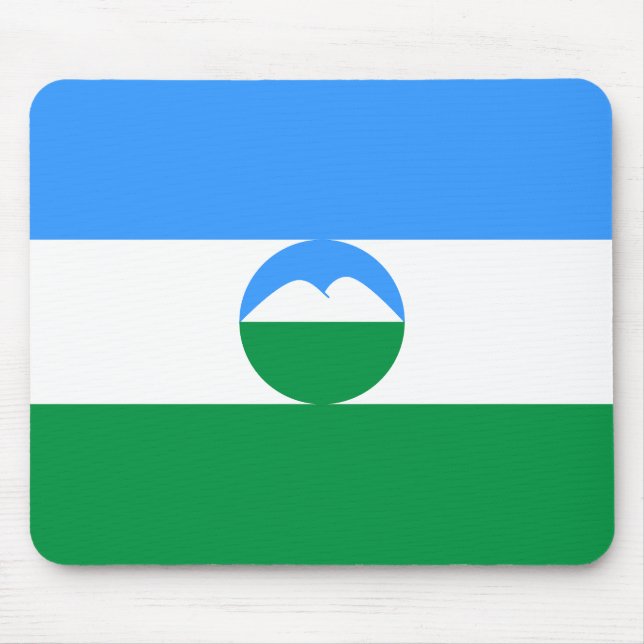 Kabardino Balkaria Flag Mouse Mat (Front)