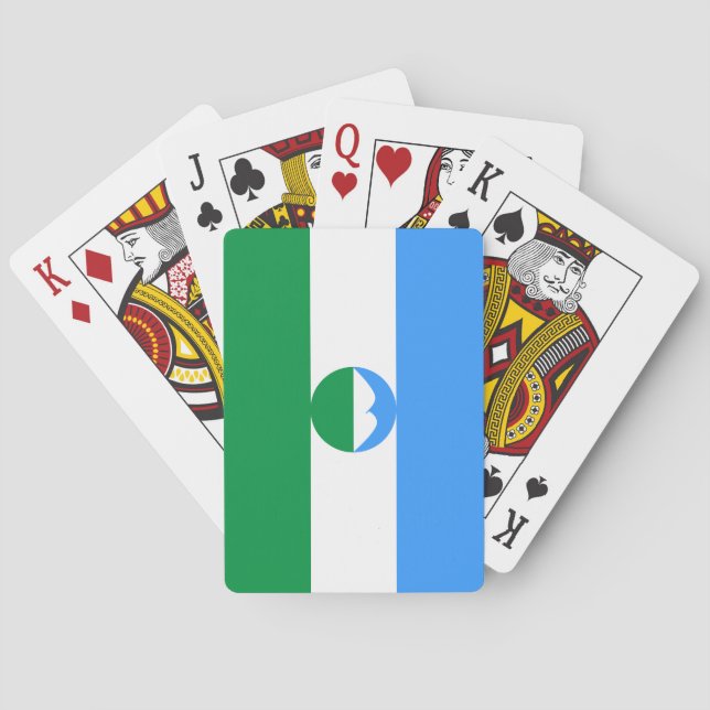 Kabardino Balkaria Flag Playing Cards (Back)