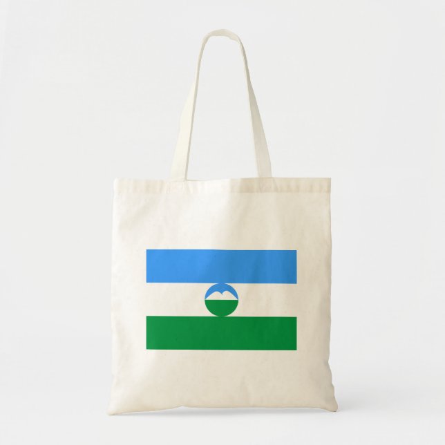 Kabardino Balkaria Flag Tote Bag (Front)