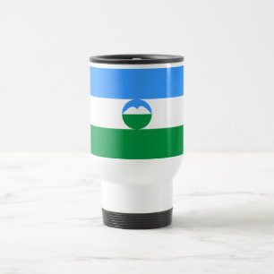 Kabardino Balkaria Flag Travel Mug