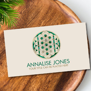 Kabbalah The Tree of Life - Flower of life Business Card