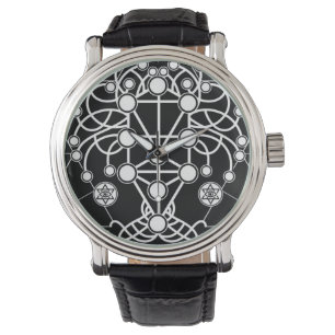 Kabbalah The Tree of Life Sacred Geometry Ornament Watch