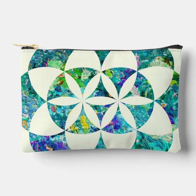 Kabbalah Tree of Life Accessory Pouch (Front)