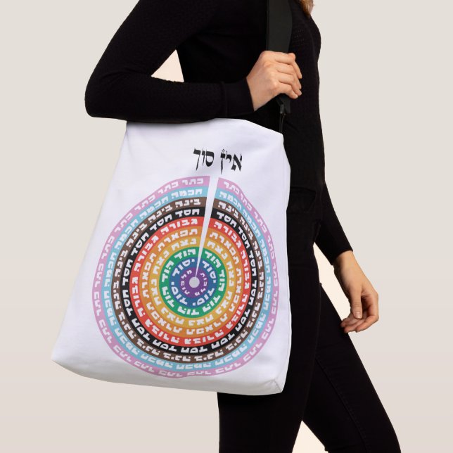 Kabbalistic Creation - Hebrew Queer Sefirot  Crossbody Bag (Close Up)