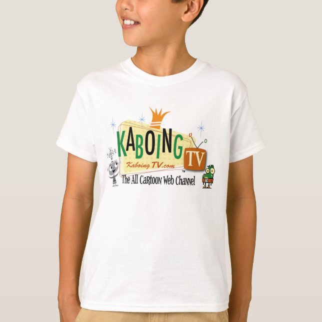 KaboingTV Kids Ringer T-Shirt (Front)