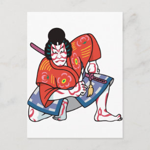Kabuki Actor Postcard