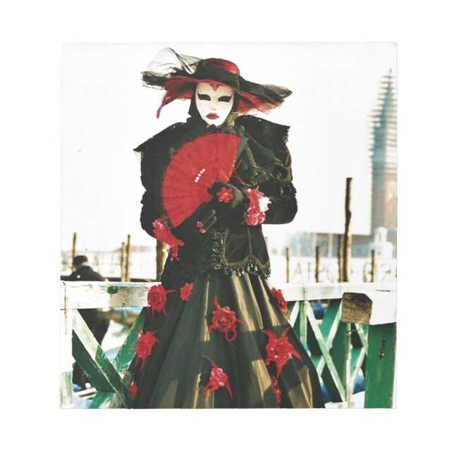 Kabuki Geisha Design Notepad (Front)