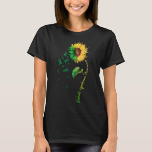 Kabuki Syndrome Awareness Sunflower Down Syndrome  T-Shirt