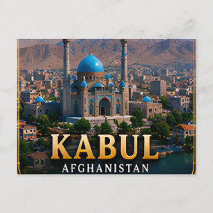 Kabul Afghanistan Historic Capital Journey 📍 Postcard