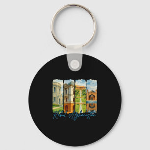 Kabul Afghanistan Traveling Lover Trip Brushstroke Key Ring