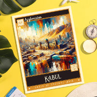 Kabul, Afghanistan | Vintage Painting
