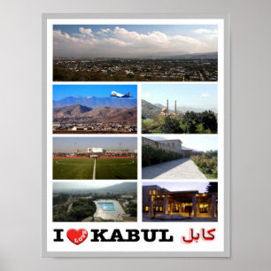 Kabul - I Love - Poster