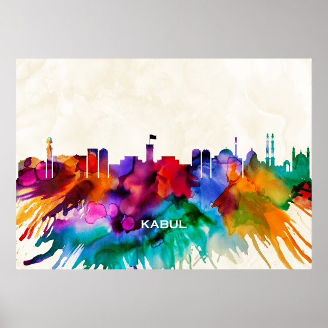 Kabul Skyline Poster (Front)
