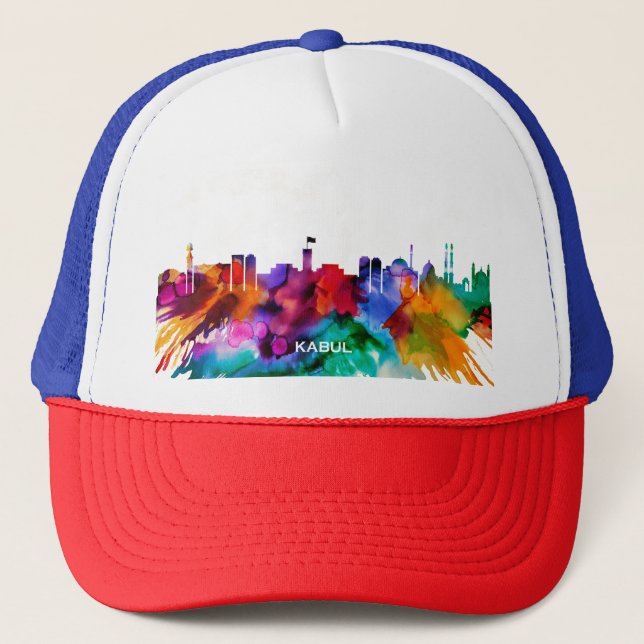 Kabul Skyline Trucker Hat (Front)
