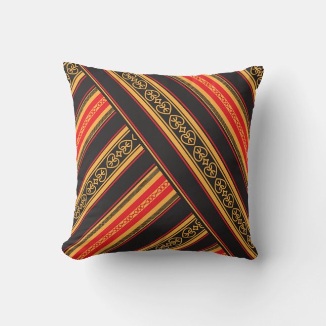 KABYLE FABRICS AMAZIGH ALGERIE - EL FOUDA CUSHION (Front)