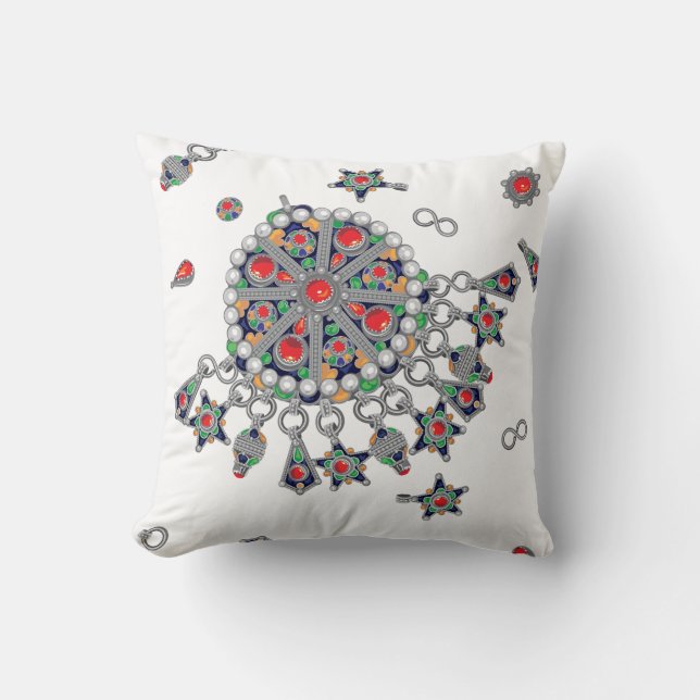 Kabyle jewelry cushion (Front)