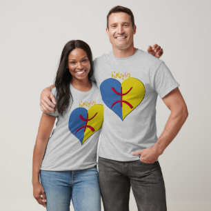 Kabylia heart Mens Raglan Shirt