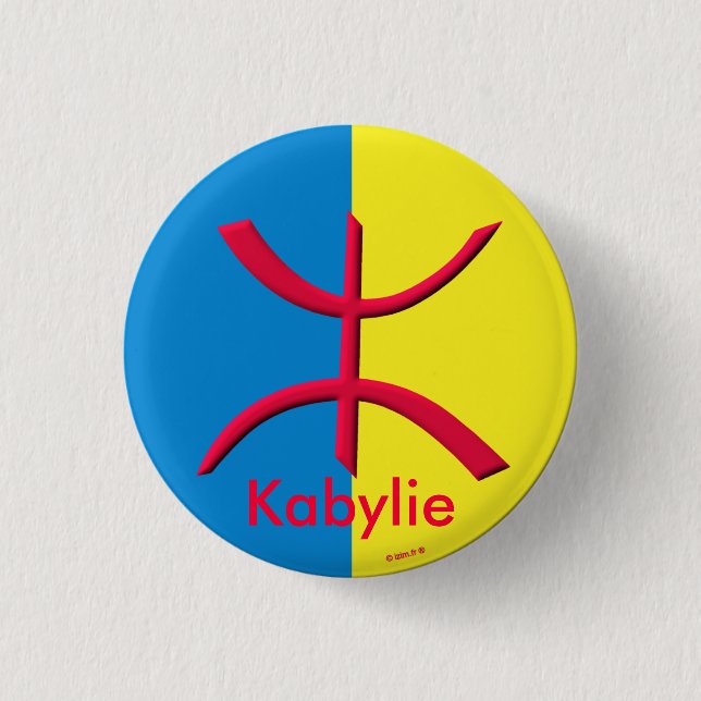 Kabylie 3 Cm Round Badge (Front)