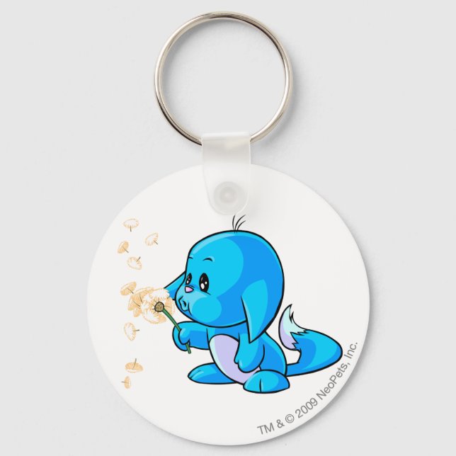 Kacheek Blue Key Ring (Front)