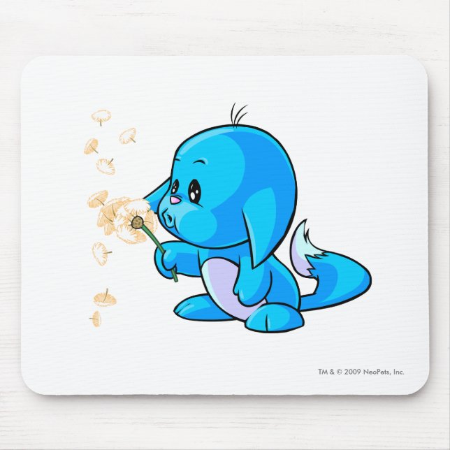 Kacheek Blue Mouse Mat (Front)