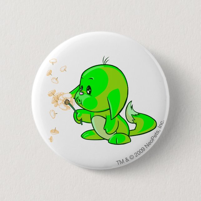 Kacheek Glowing 6 Cm Round Badge (Front)