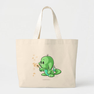 Kacheek Green Large Tote Bag