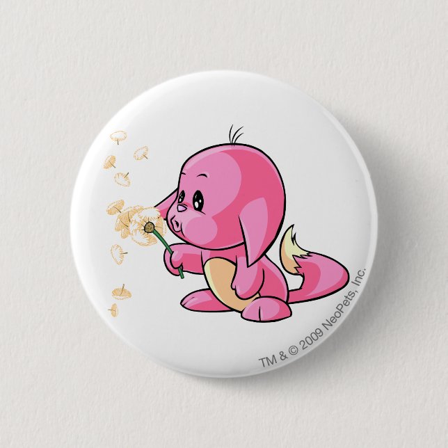 Kacheek Pink 6 Cm Round Badge (Front)