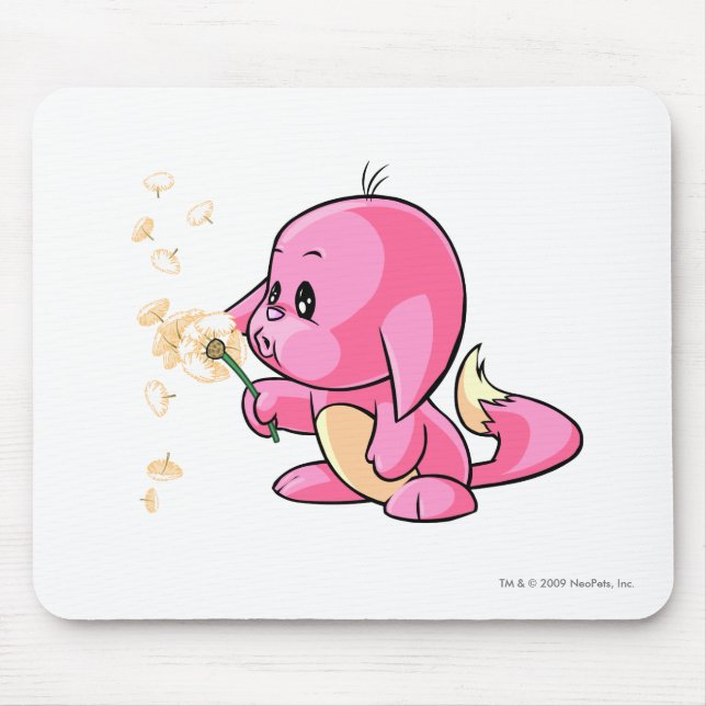 Kacheek Pink Mouse Mat (Front)