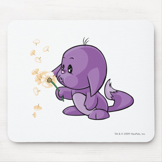 Kacheek Purple Mouse Mat (Front)