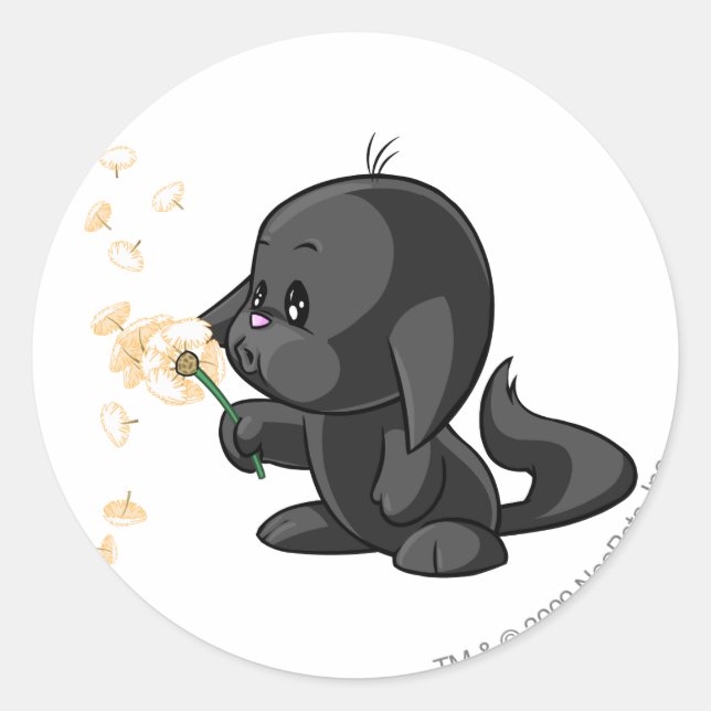 Kacheek Shadow Classic Round Sticker (Front)